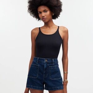 Madewell Emmett Patch-pocket Denim Shorts